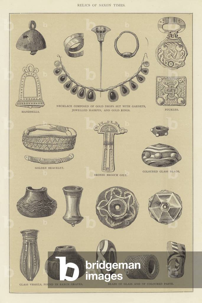 Relics of Saxon Times (engraving)