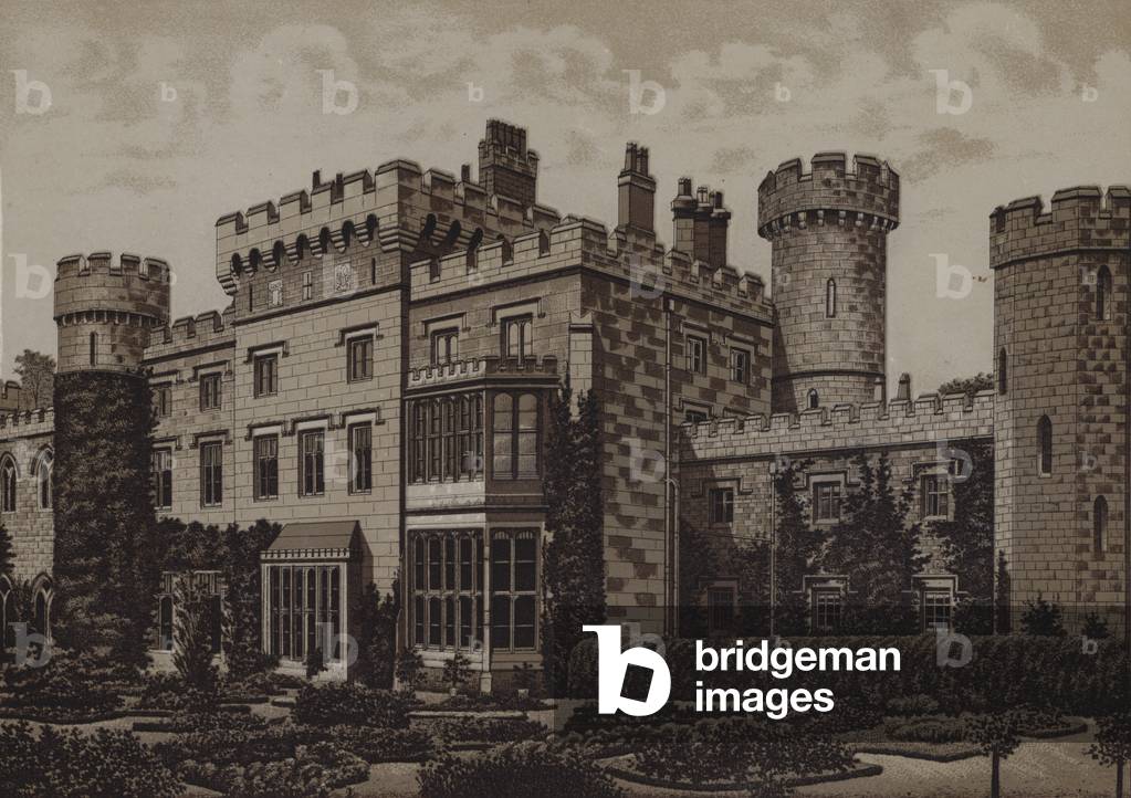 Hawarden Castle (litho)