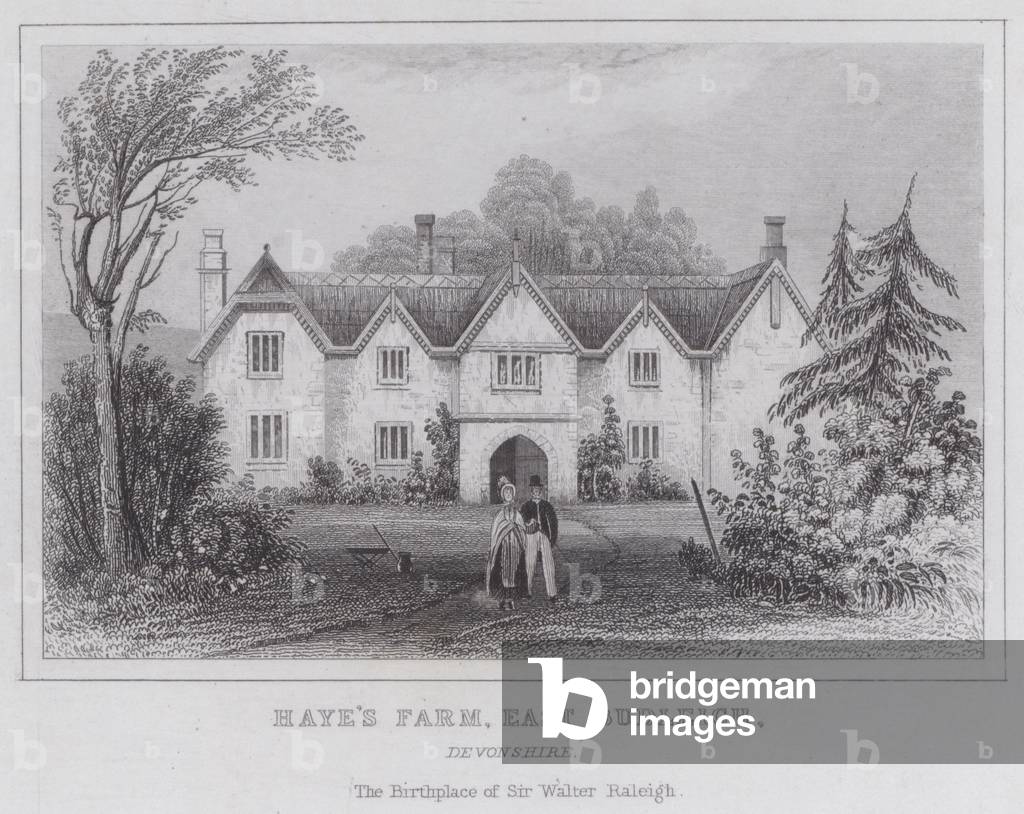 Haye's Farm, East Budleigh, Devonshire (engraving)