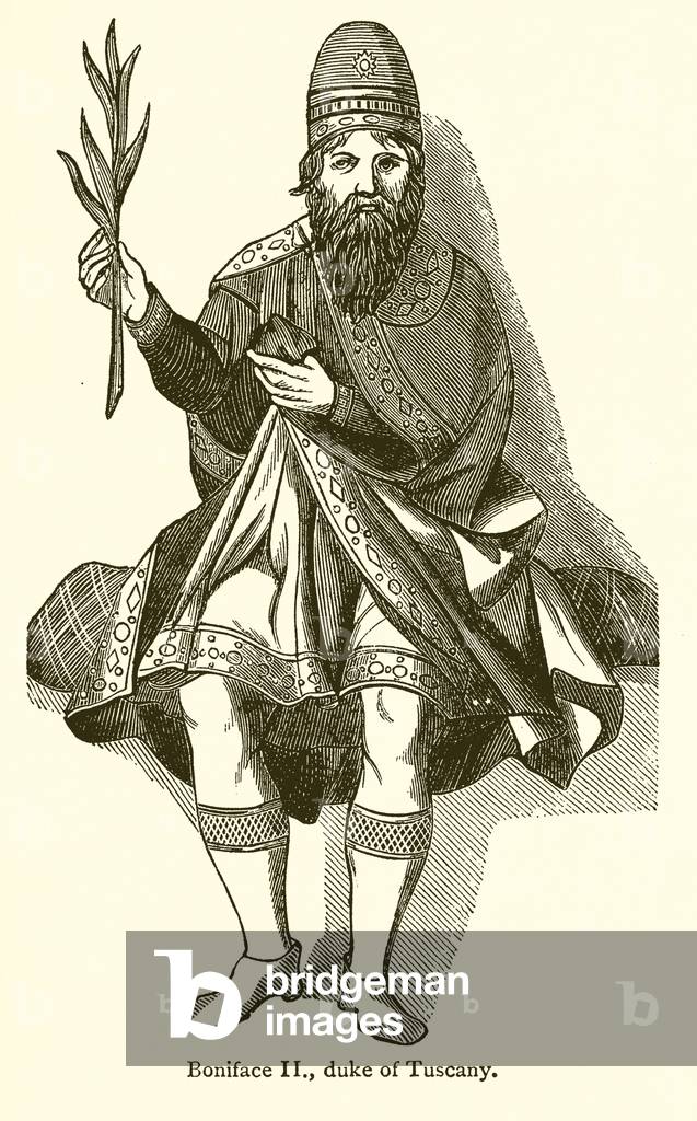 Boniface II, Duke of Tuscany (engraving)