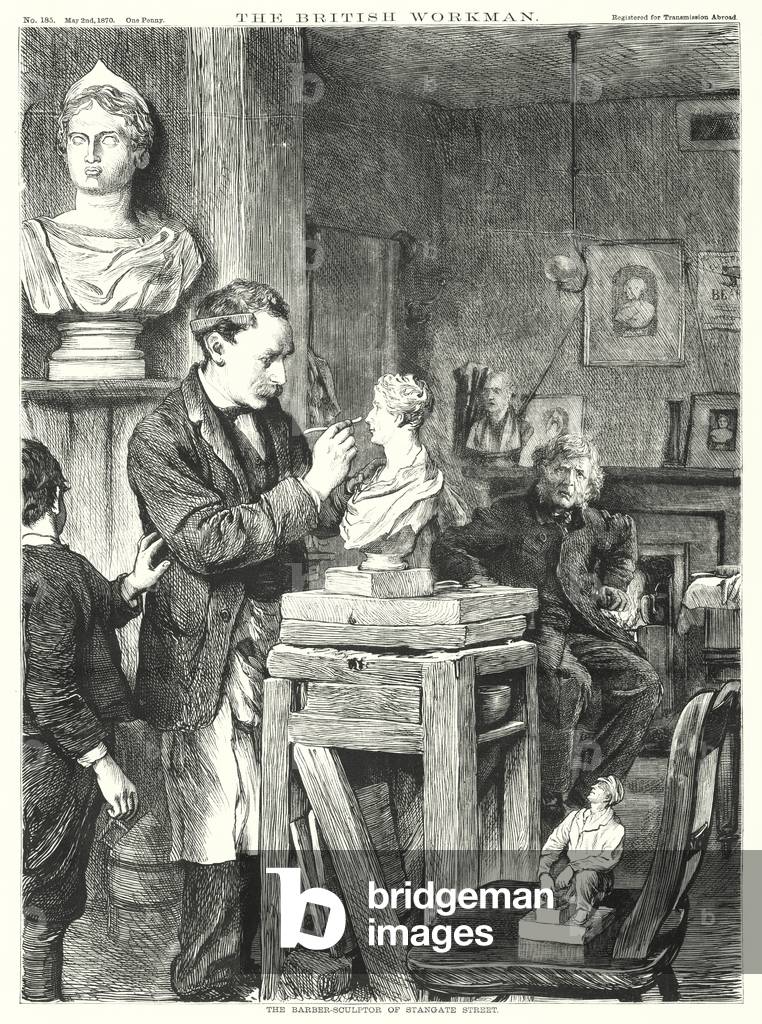 The Barber-Sculptor of Stangate Street (engraving)