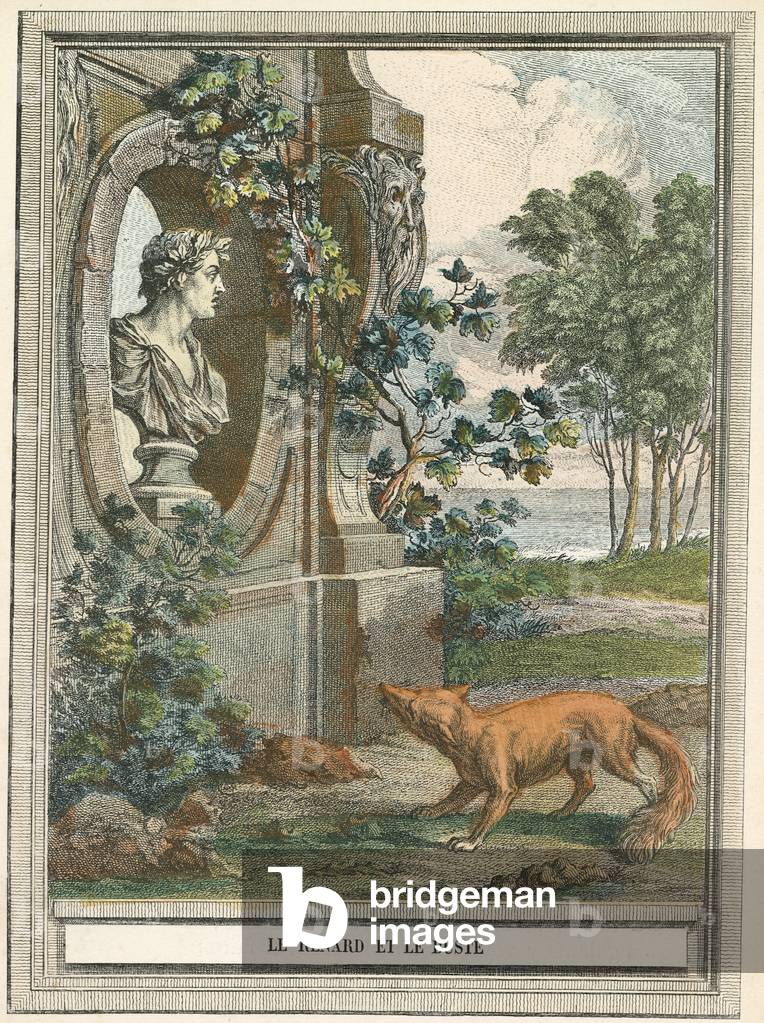 The fox and the bust