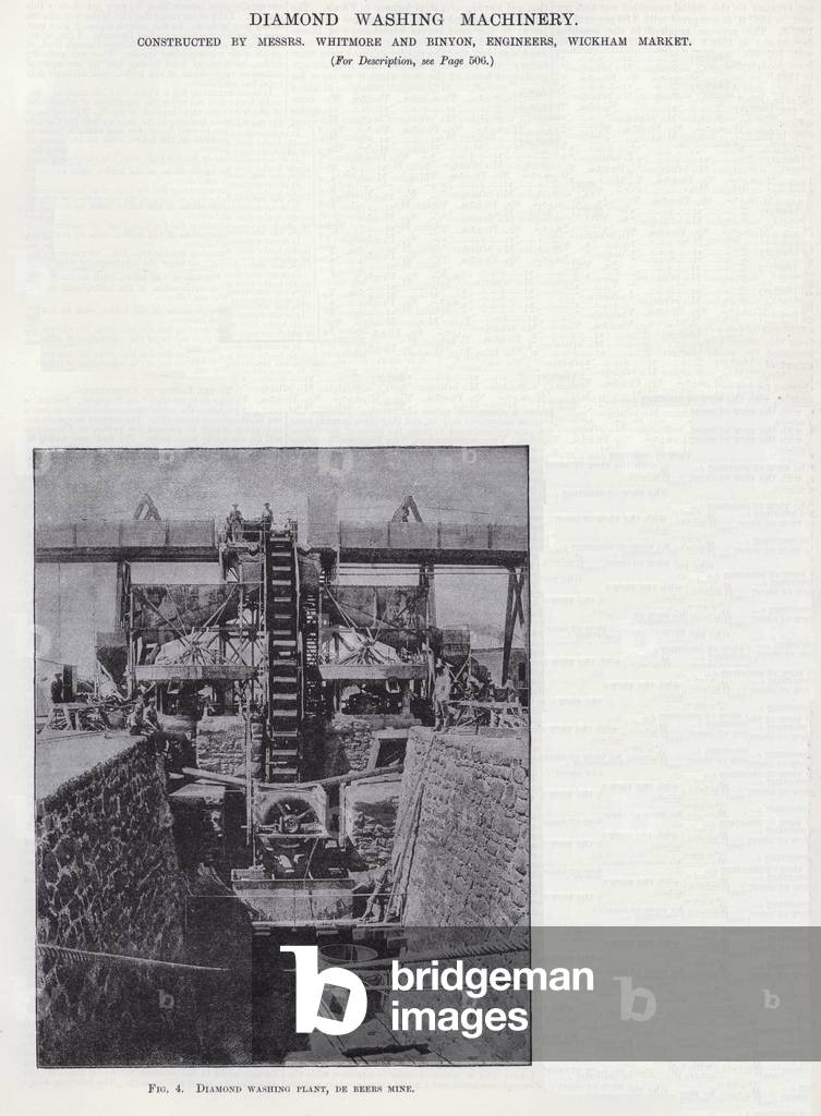 Diamond Washing Machinery (engraving)