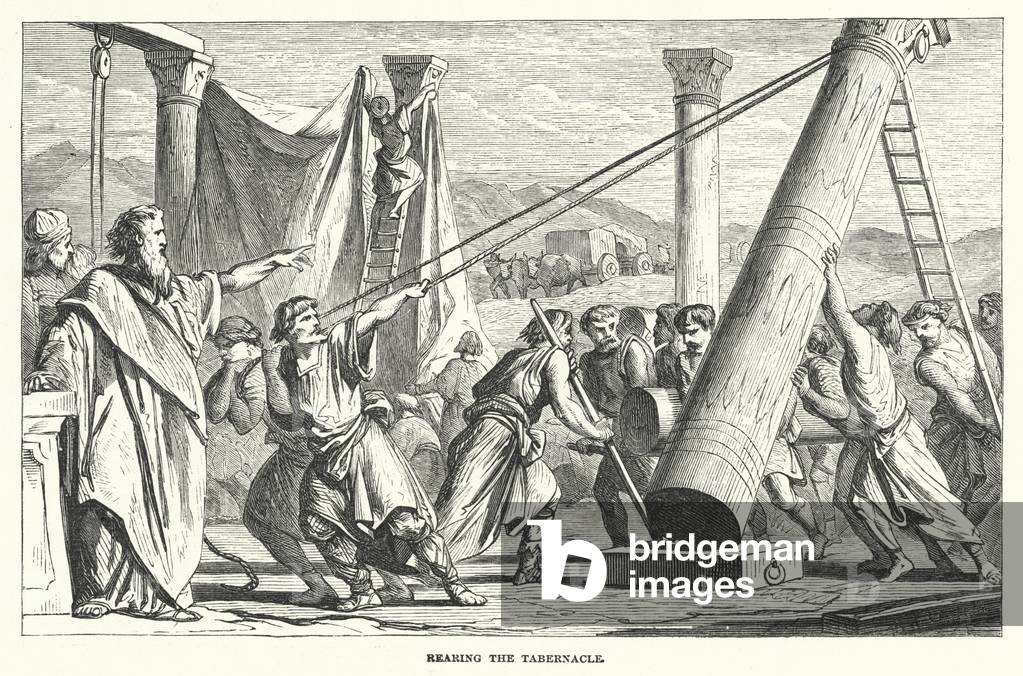 Rearing the Tabernacle (engraving)