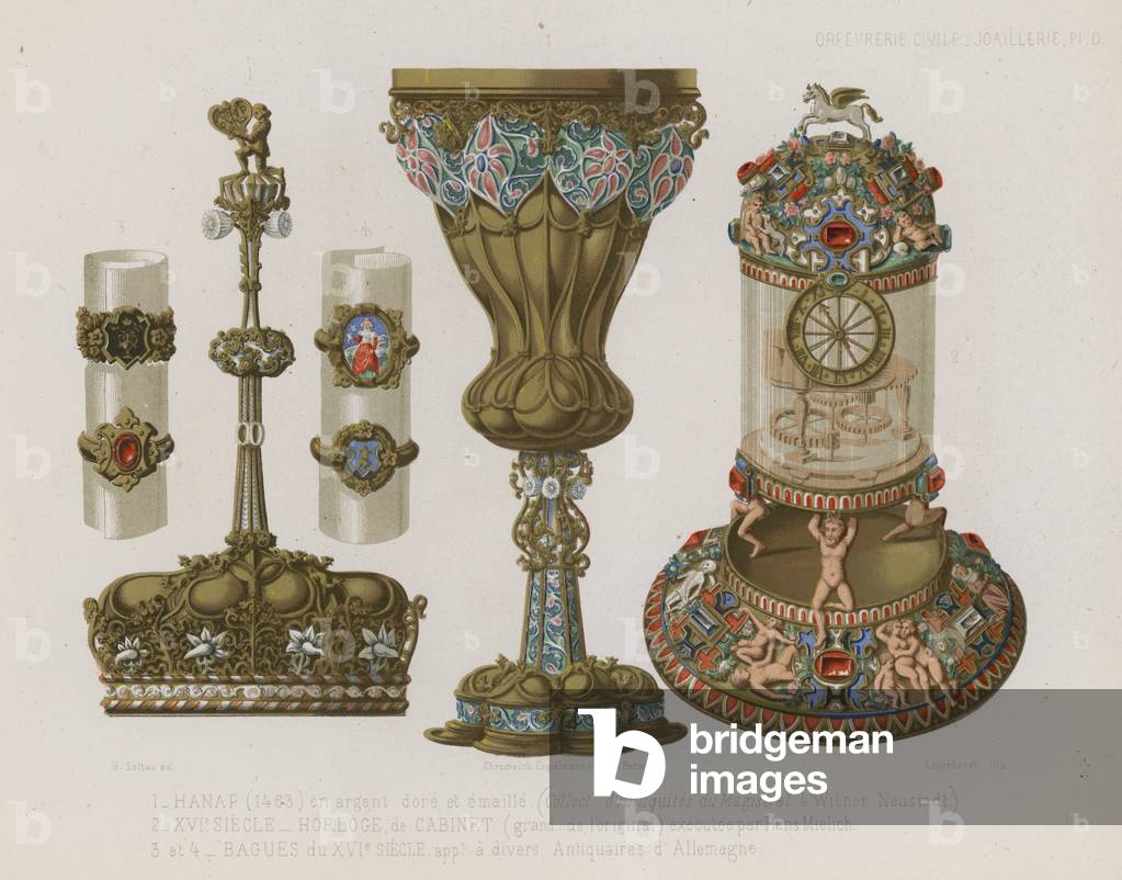 Silverware and jewellery (chromolitho)