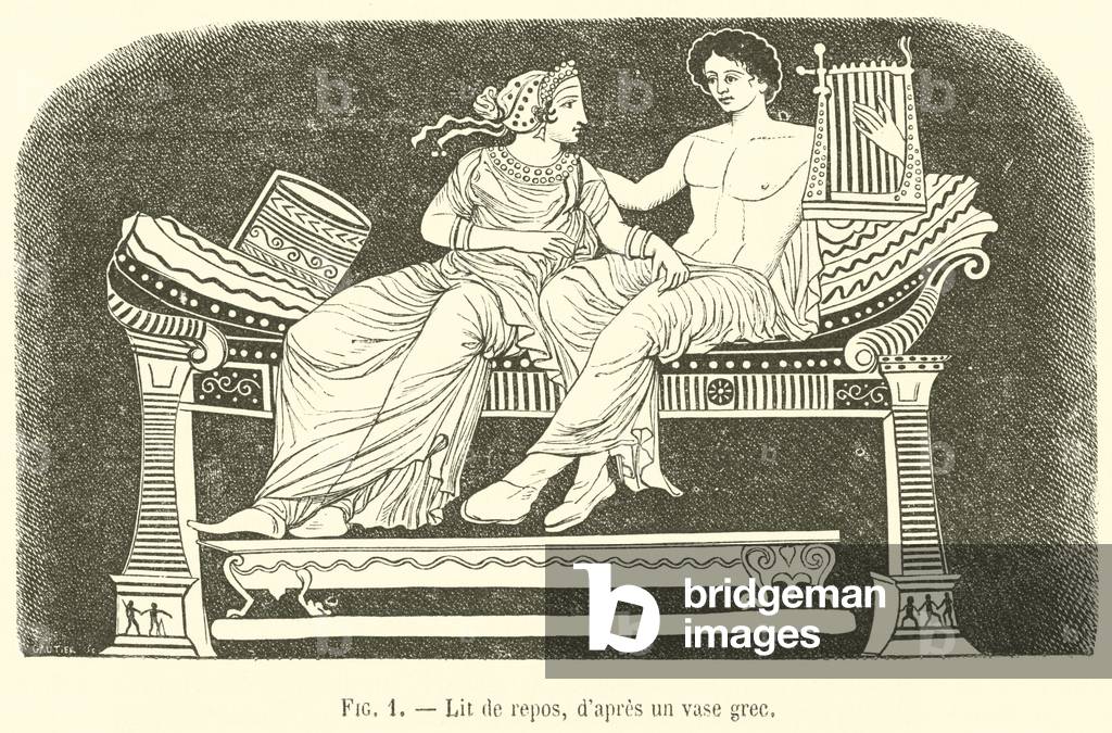 Lit de repos (engraving)