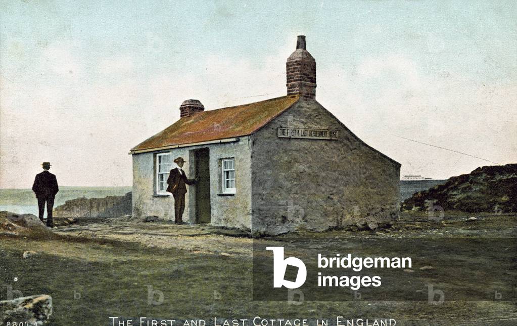 The First and Last Cottage in England (colour photo)