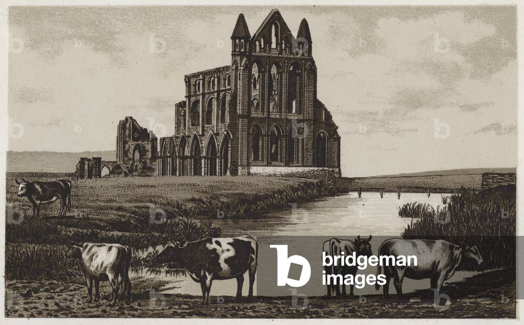Whitby Abbey (litho)