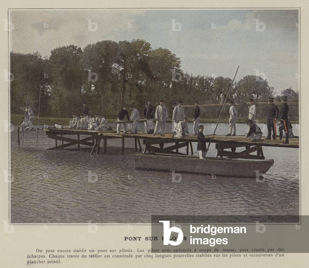 Pont sur Pilotis (coloured photo)