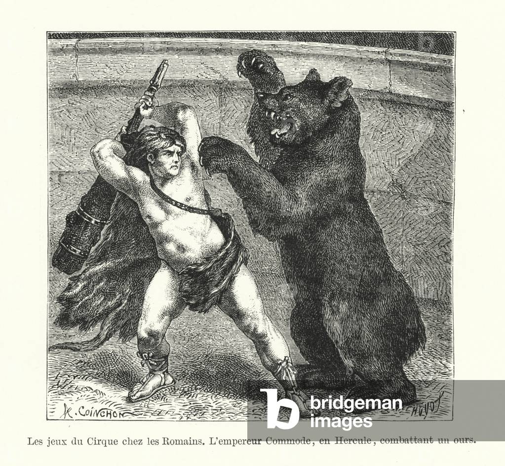 Les jeux du Cirque chez les Romains (engraving)