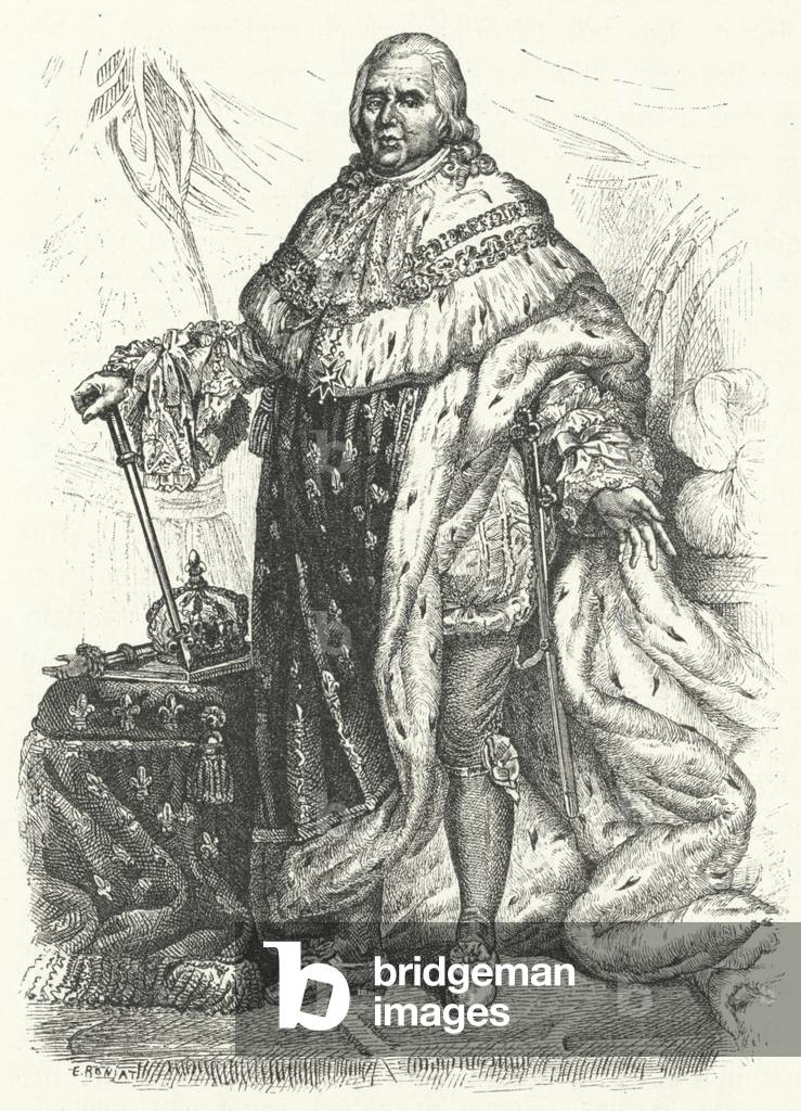 Louis XVIII, King of France (engraving)