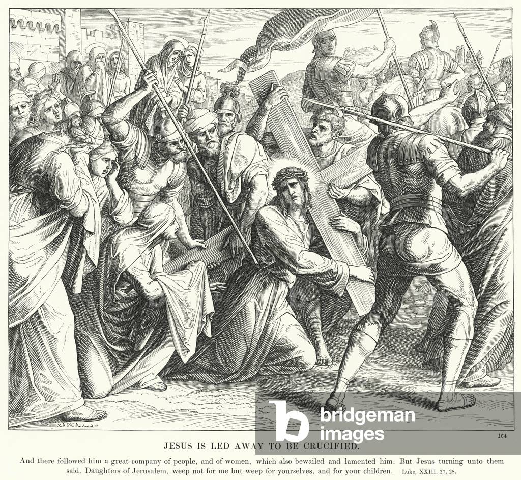 Jesus is Led away to be Crucified (engraving)