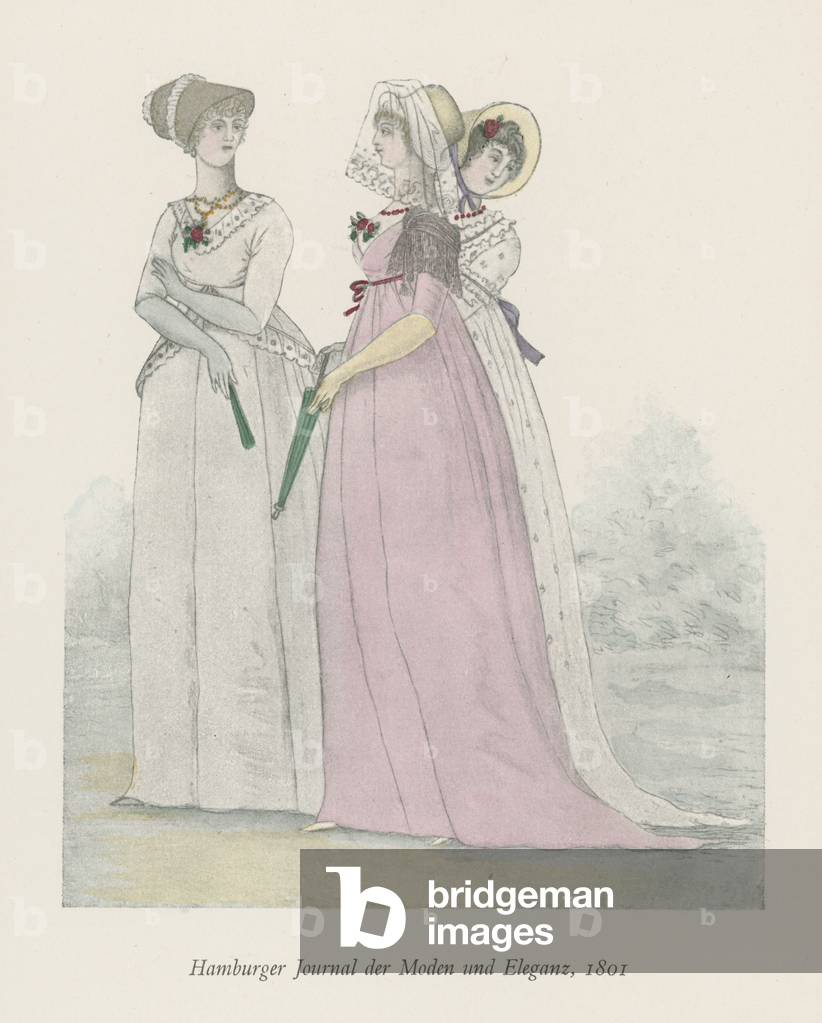 Hamburger Journal der Moden und Eleganz, 1801 (colour litho)
