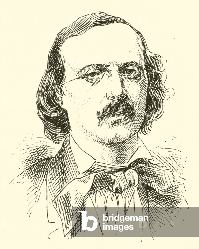 Peter Cornelius, 1824-1874 (engraving)