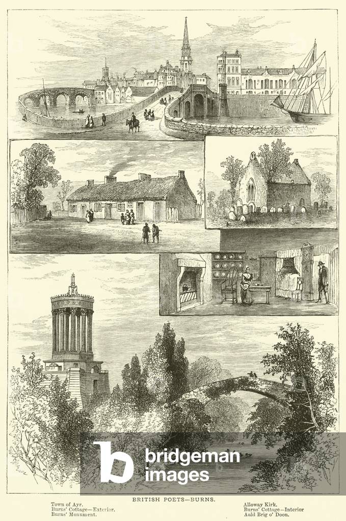 British Poets, Burns (engraving)