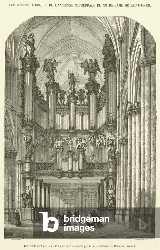 Les Orgues de Notre-Dame de Saint-Omer (engraving)