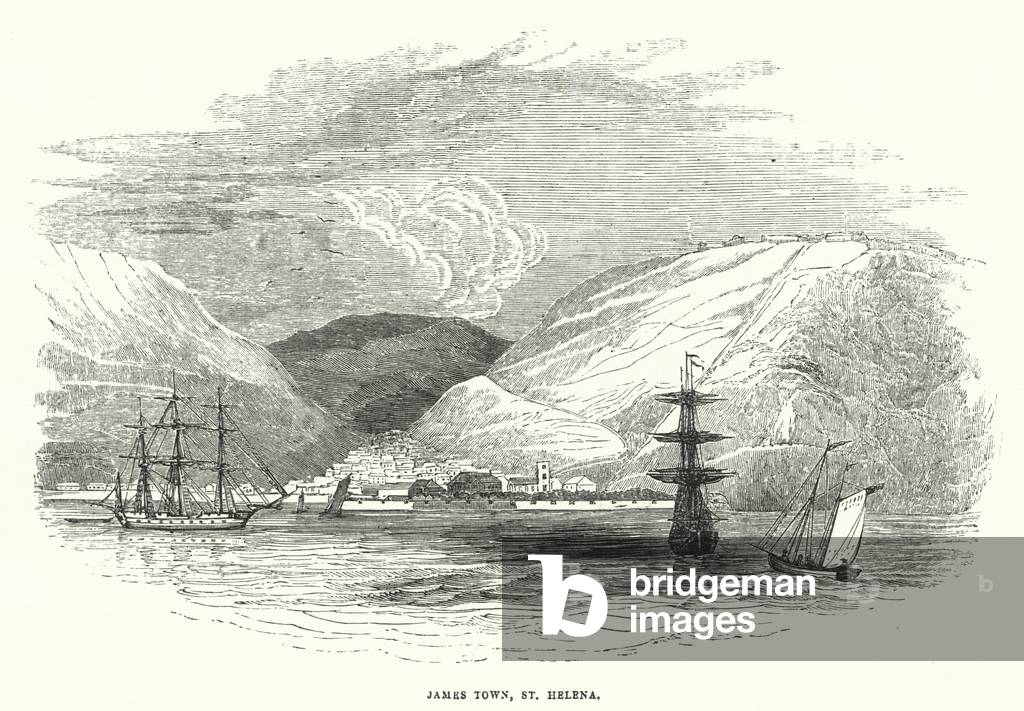 James Town, St Helena (engraving)
