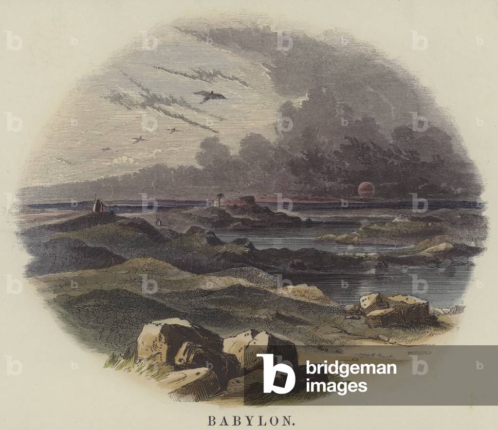 Babylon (coloured engraving)