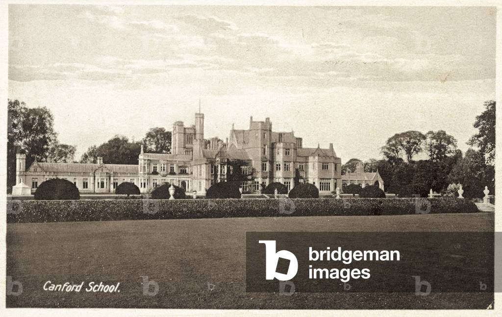 Canford School (b/w photo)