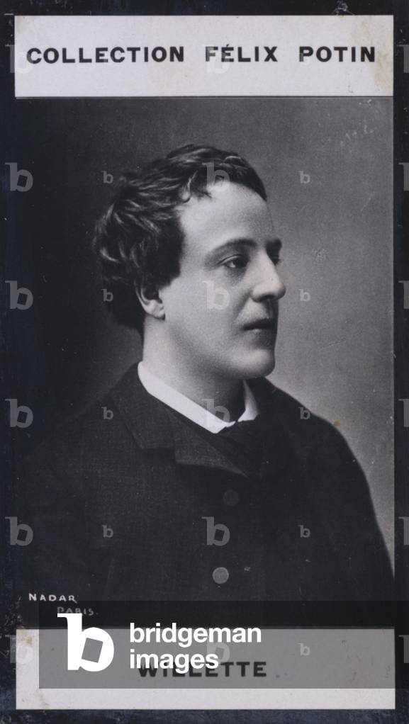 Adolphe Willette (1857) (b/w photo)