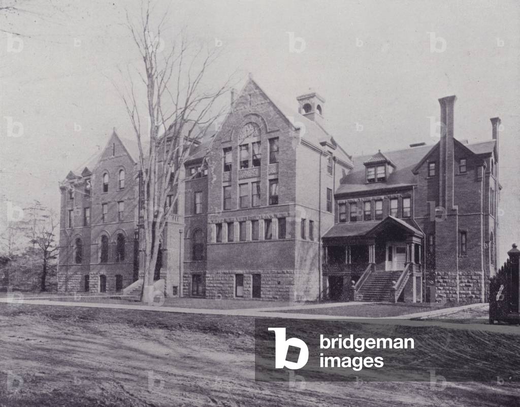 Canada: Wycliffe College, Toronto (b/w photo)