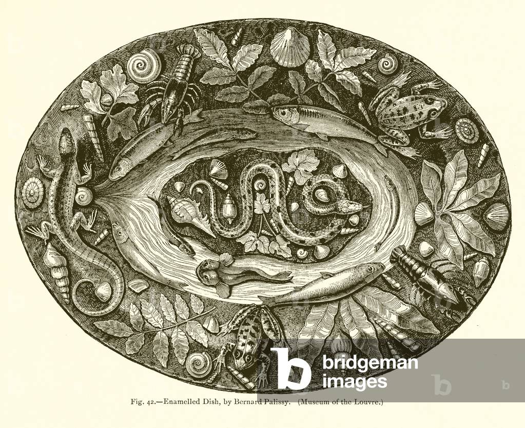 Enamelled Dish (engraving)