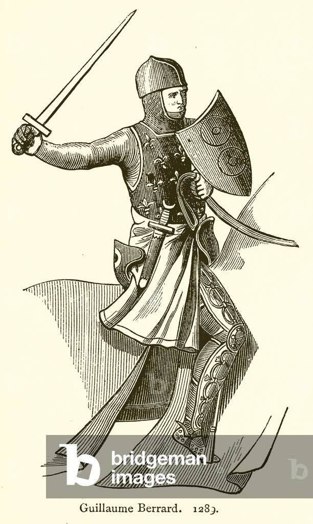 Guillaume Berrard. 1289 (engraving)