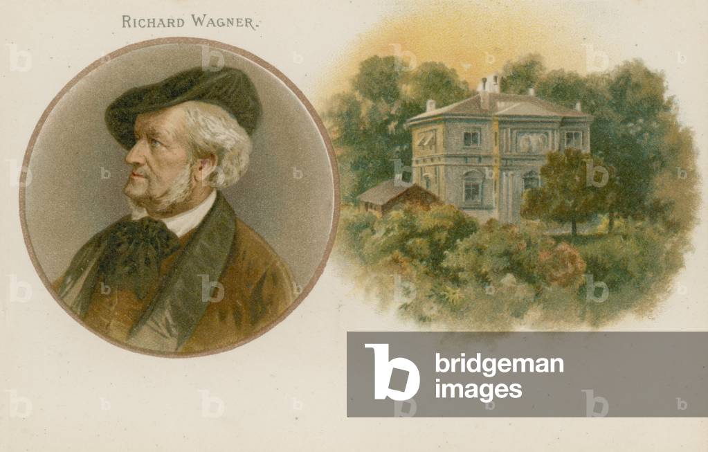 Richard Wagner, German composer (chromolitho)
