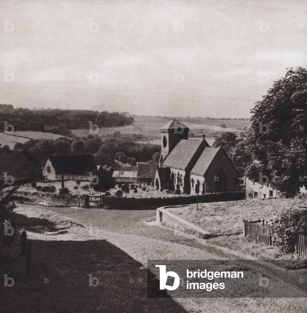 Cotswolds: Snowshill (b/w photo)