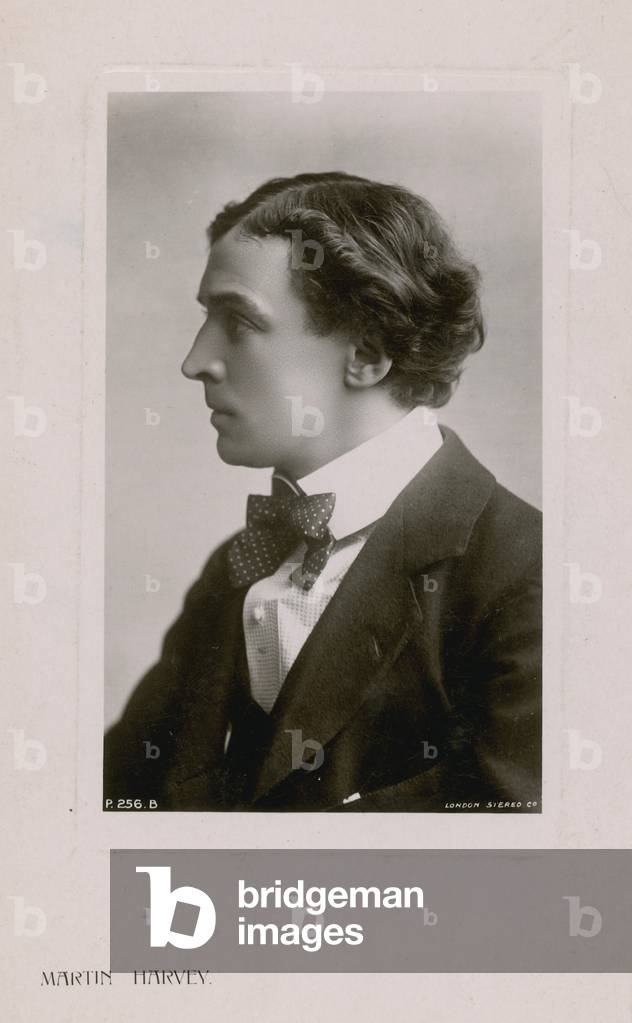 Martin Harvey (b/w photo)