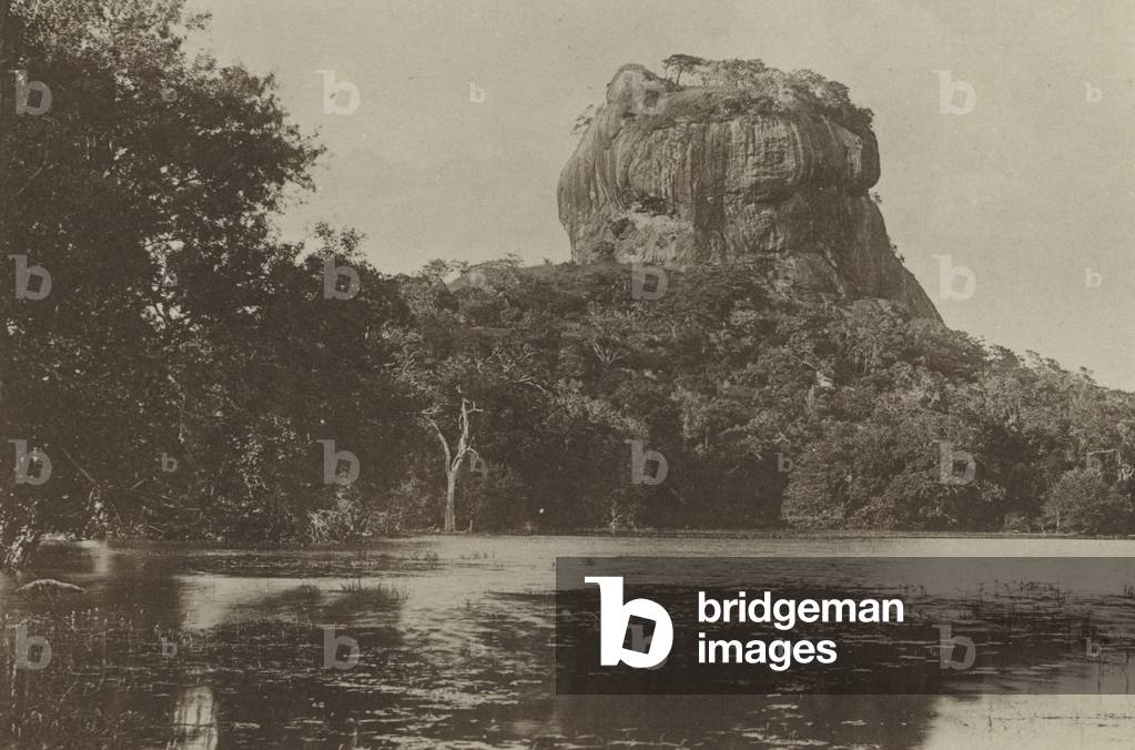 Ruined Cities of Ceylon: Sigiri (b/w photo)