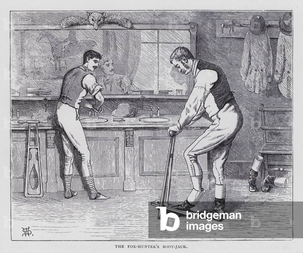 The Fox-Hunter's Boot-Jack (engraving)