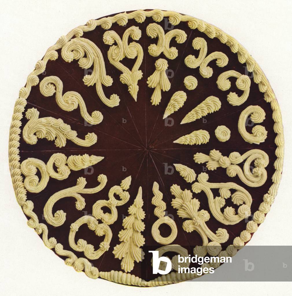 Butter cream decorations (photo)