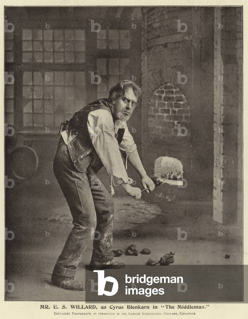 Mr E S Willard, as Cyrus Blenkarn in 