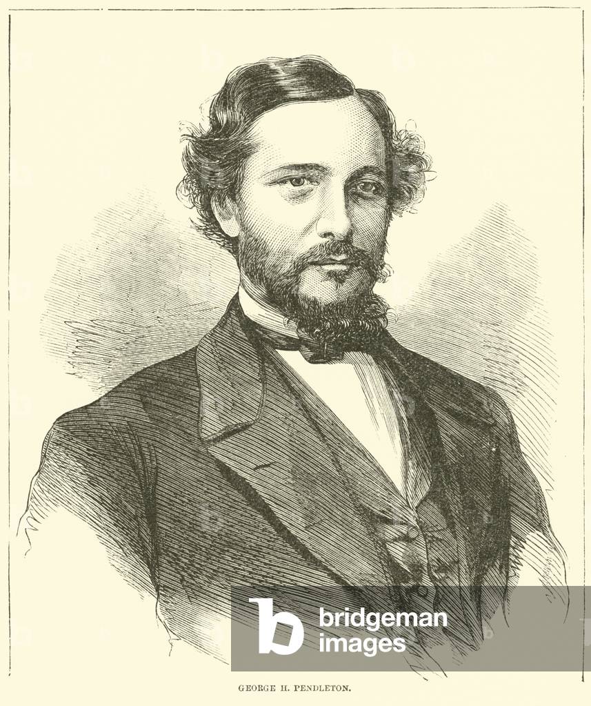 George H Pendleton, November 1864 (engraving)
