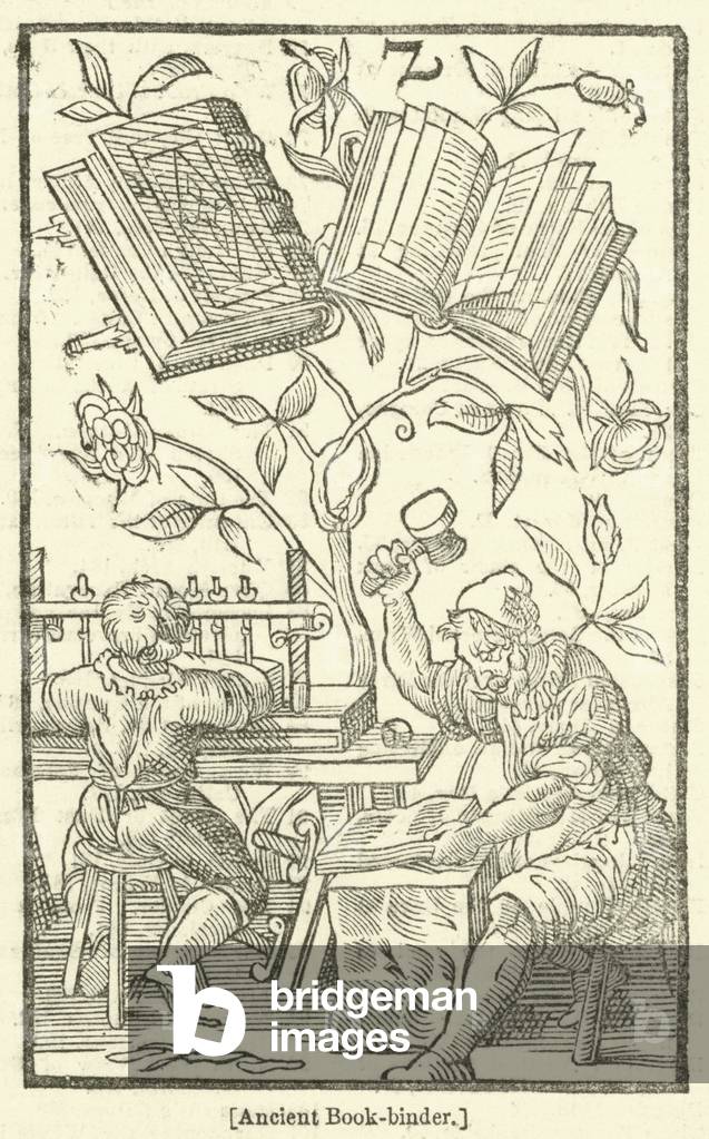Ancient Book-binder (engraving)