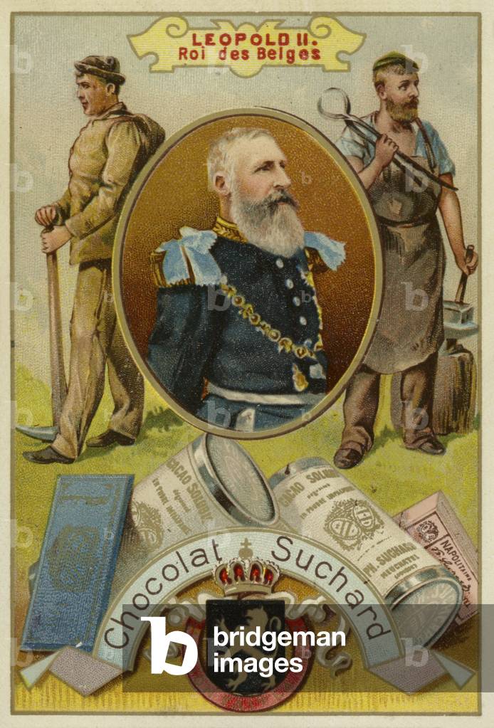 Leopold II, King of the Belgians (chromolitho)