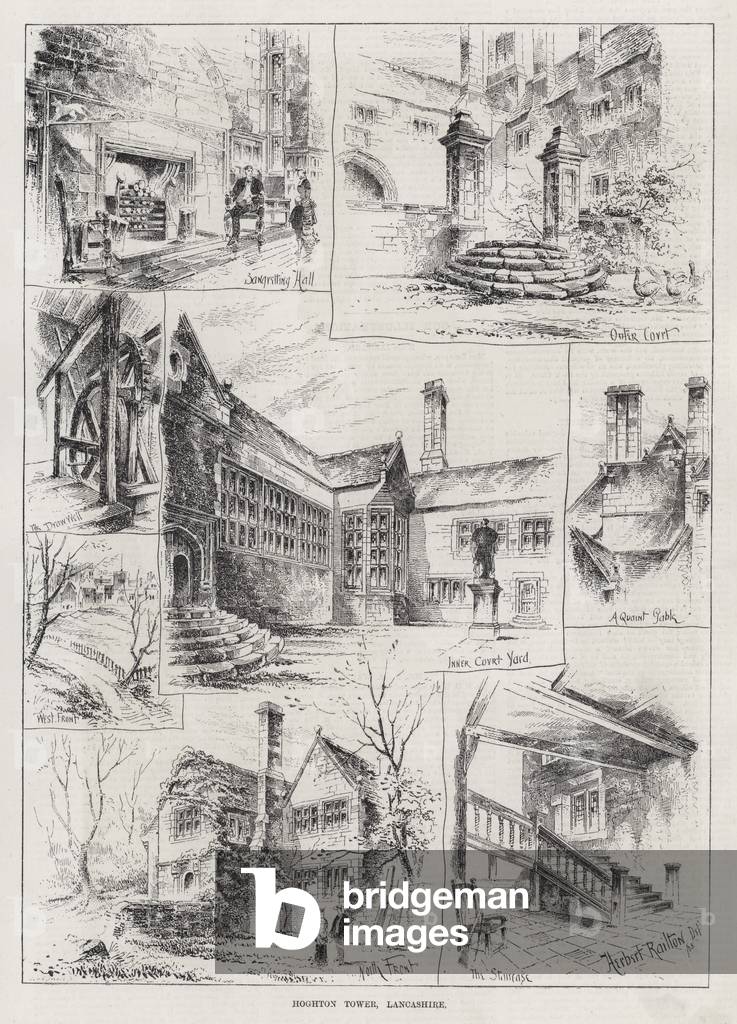Hoghton Tower, Lancashire (engraving)