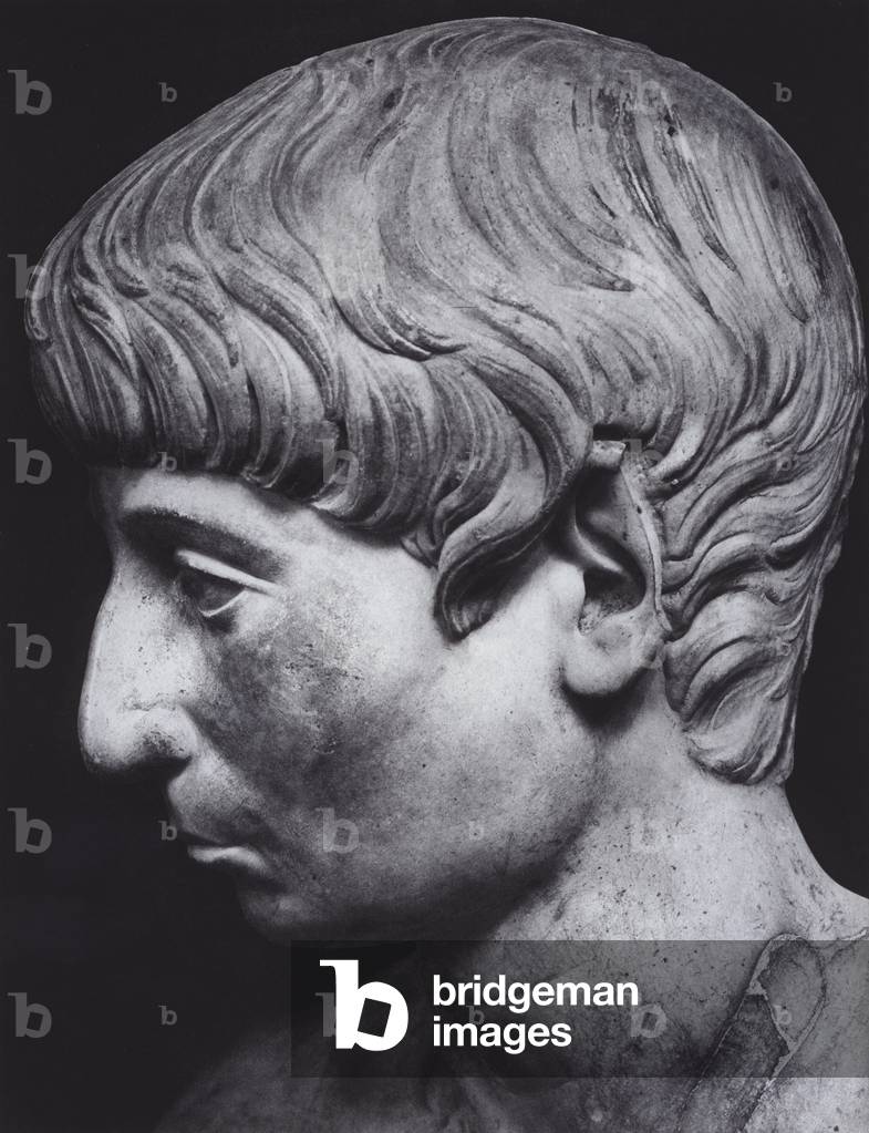 Roman Portraits: Male Portrait (b/w photo)