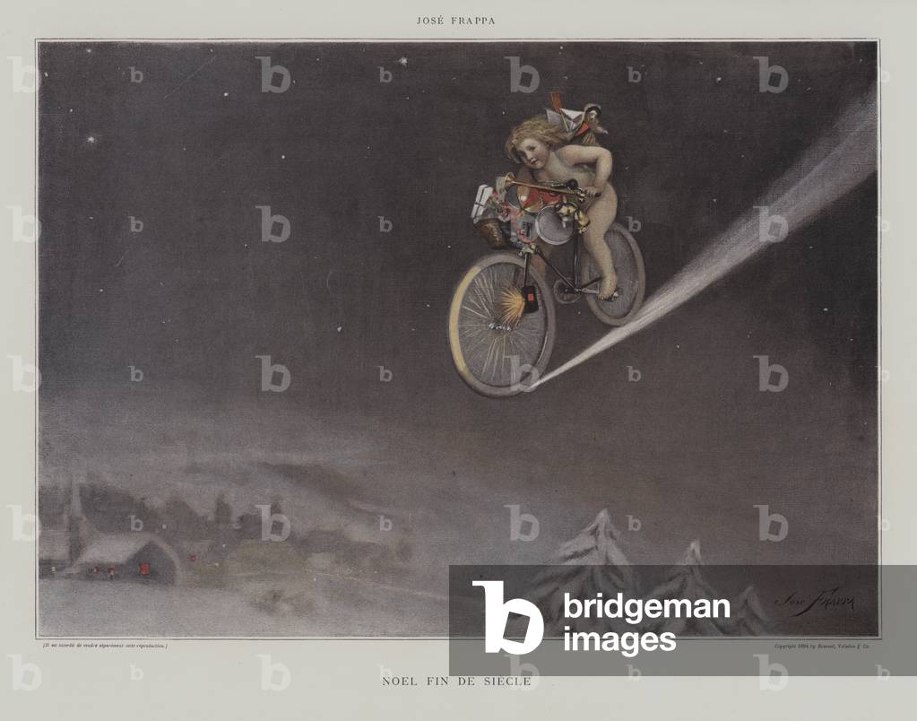 Noel Fin de Siecle (colour litho)