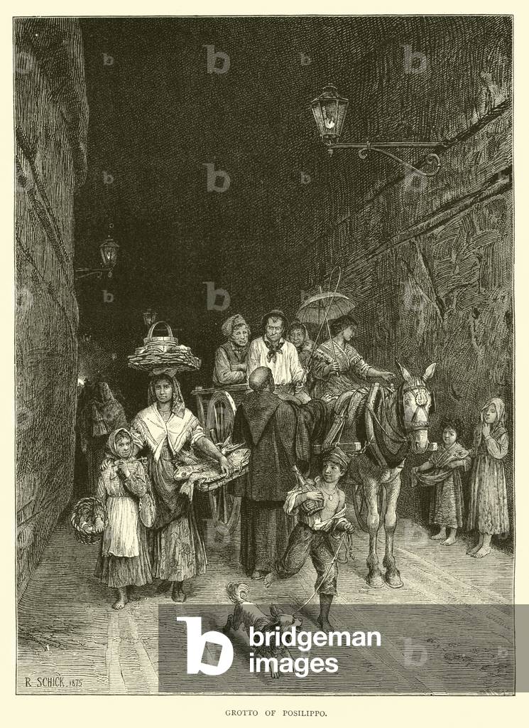 Grotto of Posilippo (engraving)