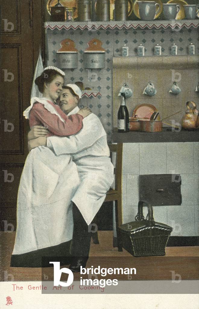 The gentle art of cooking (colour photo)