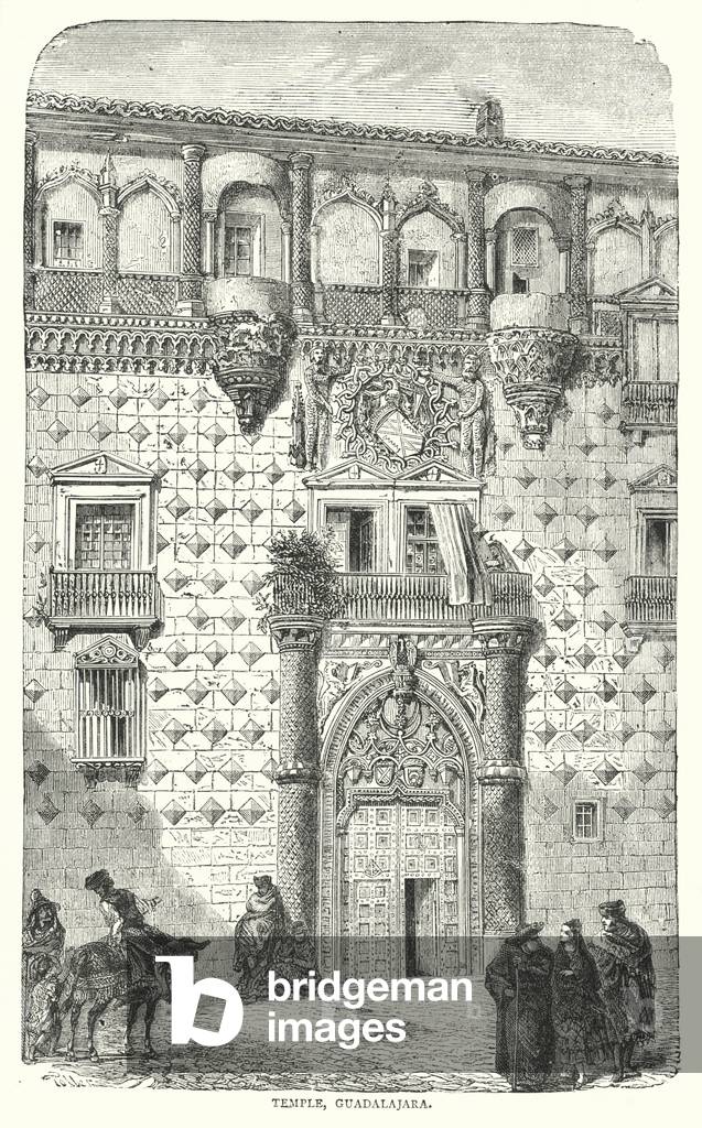 Temple, Guadalajara (engraving)