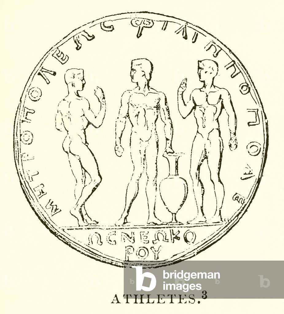 Athletes (engraving)