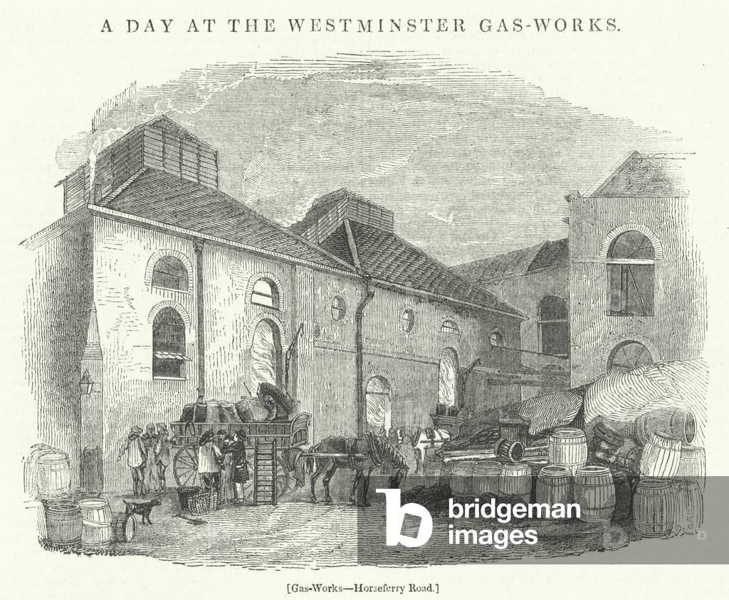 Gas Works, Horseferry Road (engraving)