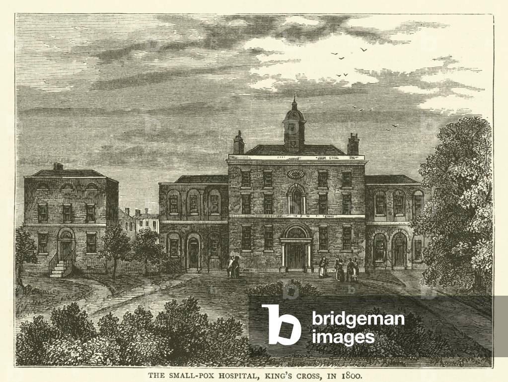 The Small-Pox Hospital, King's Cross, in 1800 (engraving)