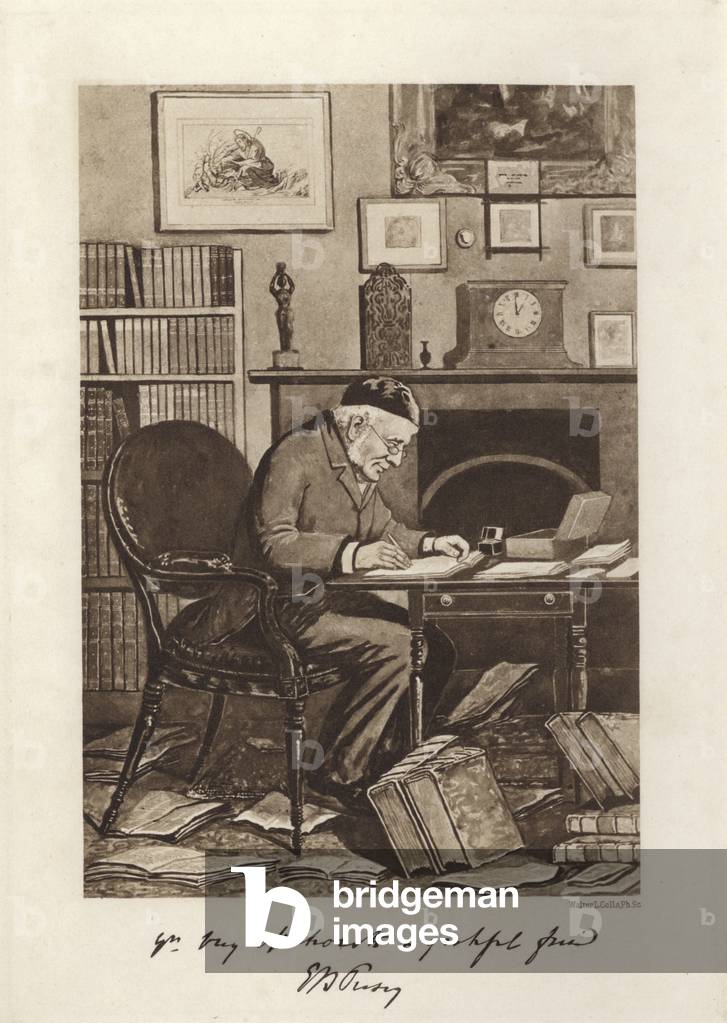 Dr Pusey, portrait (litho)