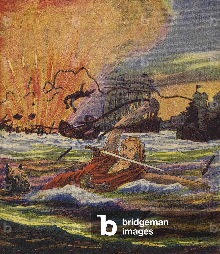 Klaus Störtebeker (colour litho)