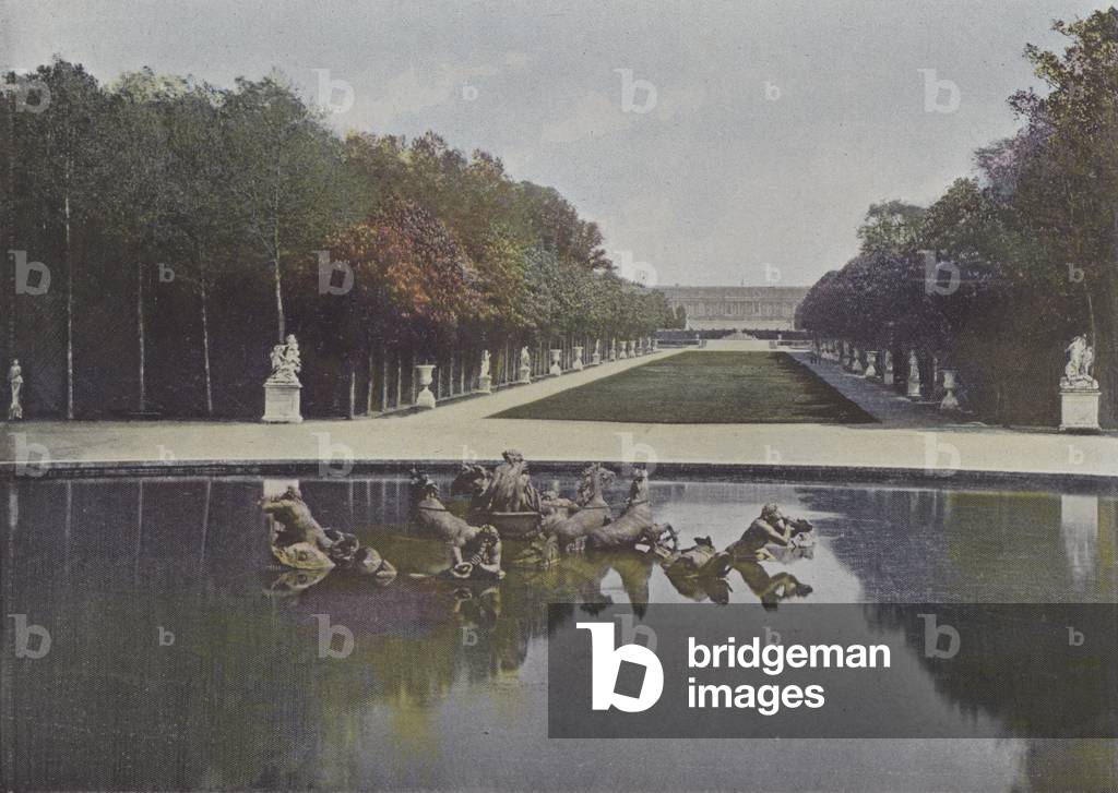 Bassin d'Apollon, ou le Char embourbe et le Tapis vert (coloured photo)