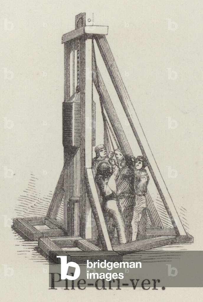 Pile driver (engraving)